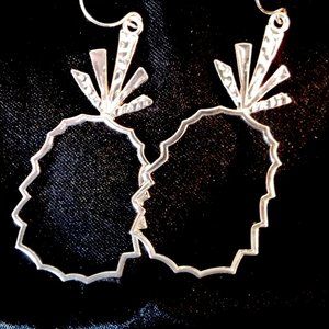 $BOGO$Pineapple Rose Gold dangle Earrings